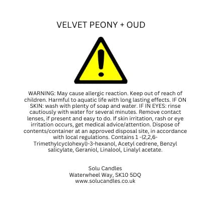 Velvet Peony & Oud Wax Melts - Box of 5