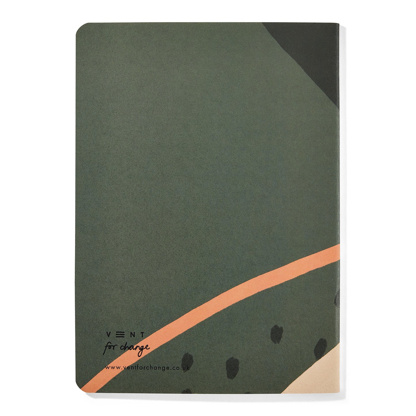 Recycled 'Ideas' Notebook A5 (Lined Paper) - Green