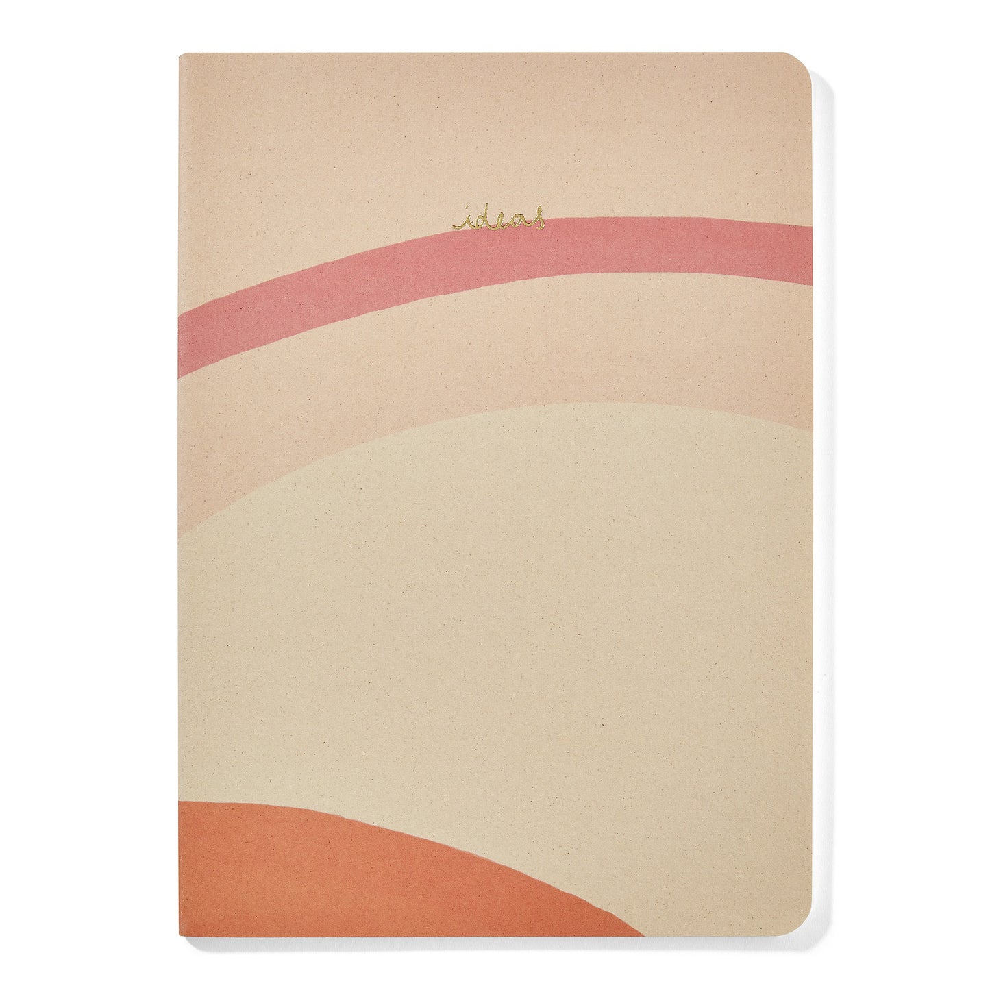 Recycled 'Ideas' Notebook A5 (Lined Paper) - Cream
