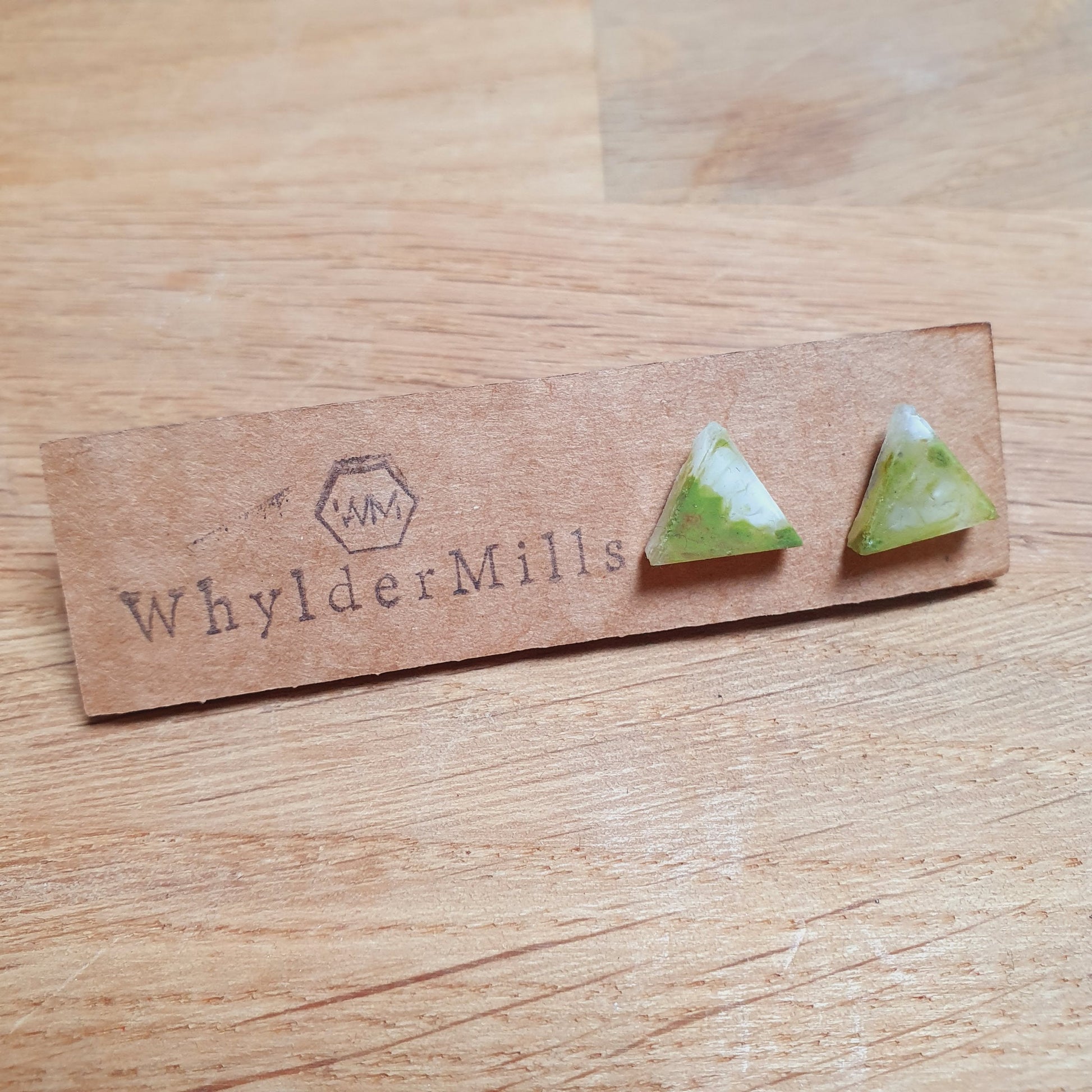 Triangle Studs - Whylder Mills - Loola Loves UK