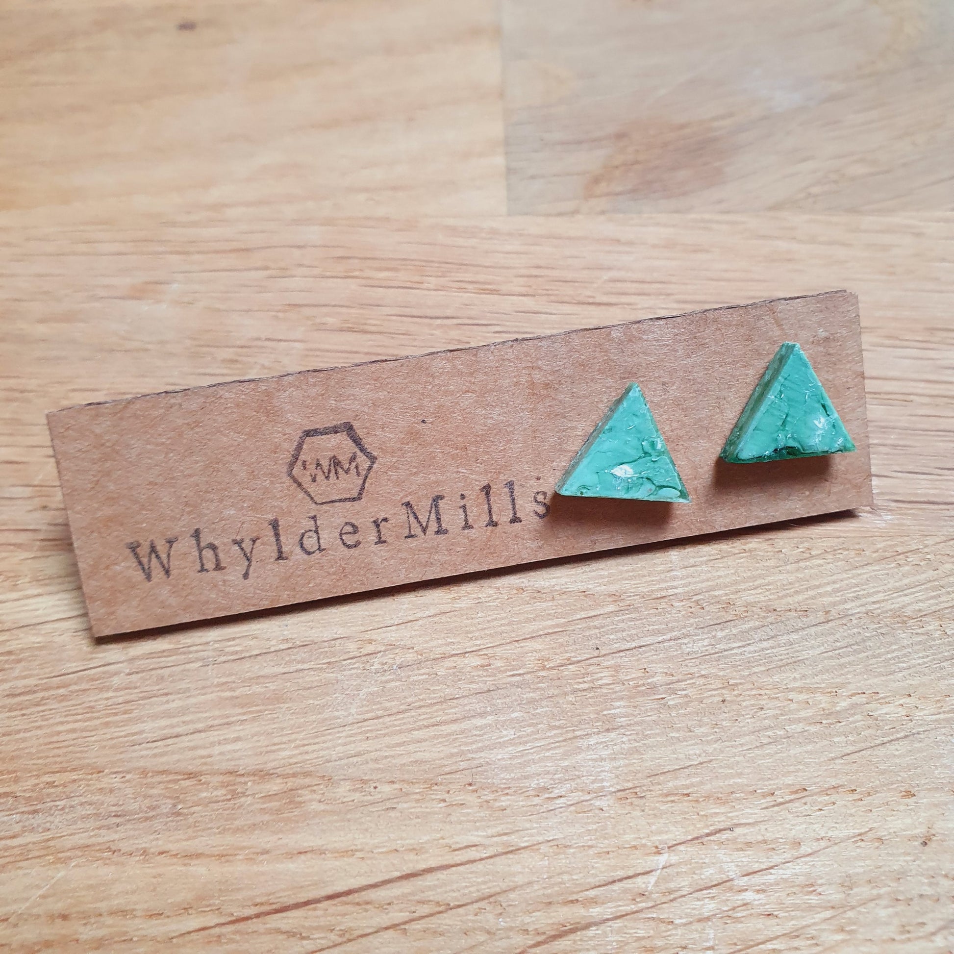 Triangle Studs - Whylder Mills - Loola Loves UK