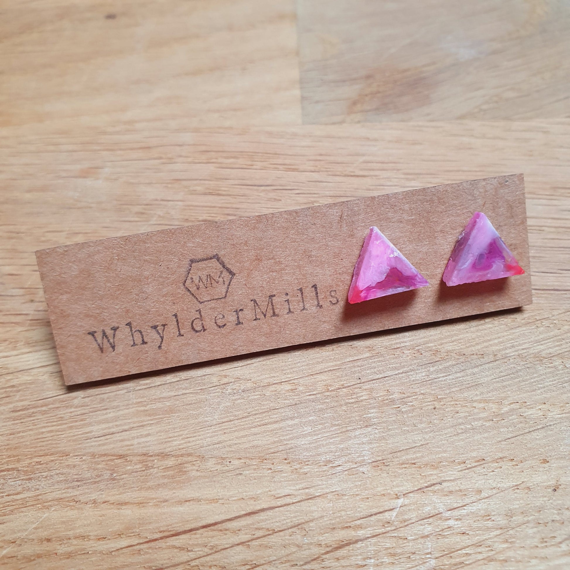 Triangle Studs - Whylder Mills - Loola Loves UK