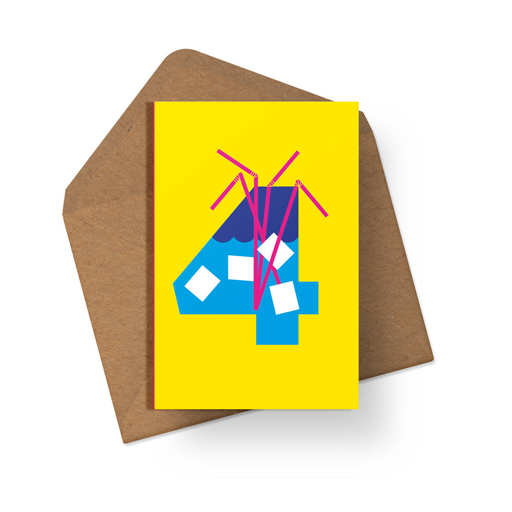 4th Birthday - Multipack of 6 Cards - Loola Loves UK