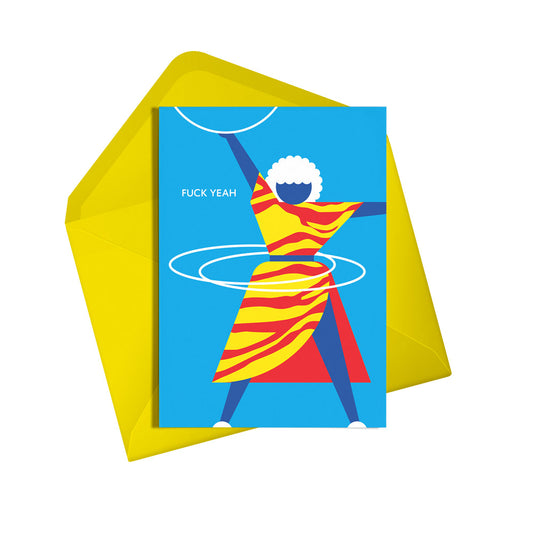 'Fuck Yeah' Hula Card