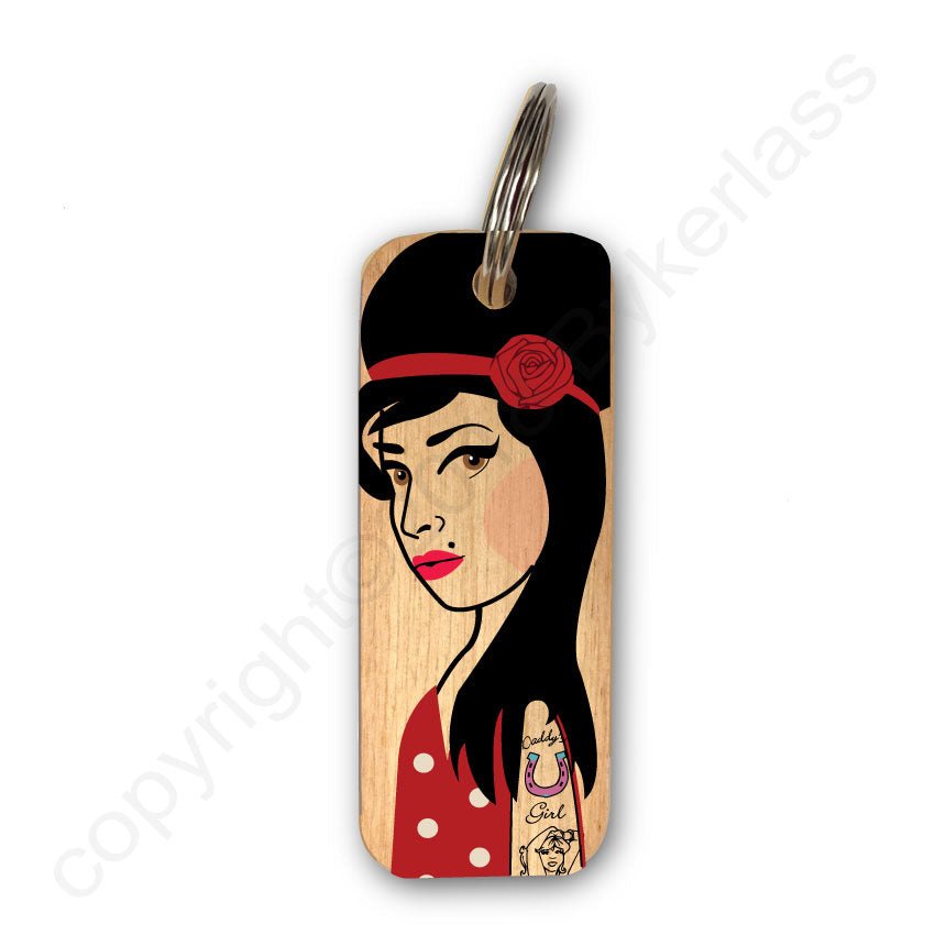 Amy Winehouse Keyring - Loola Loves UK