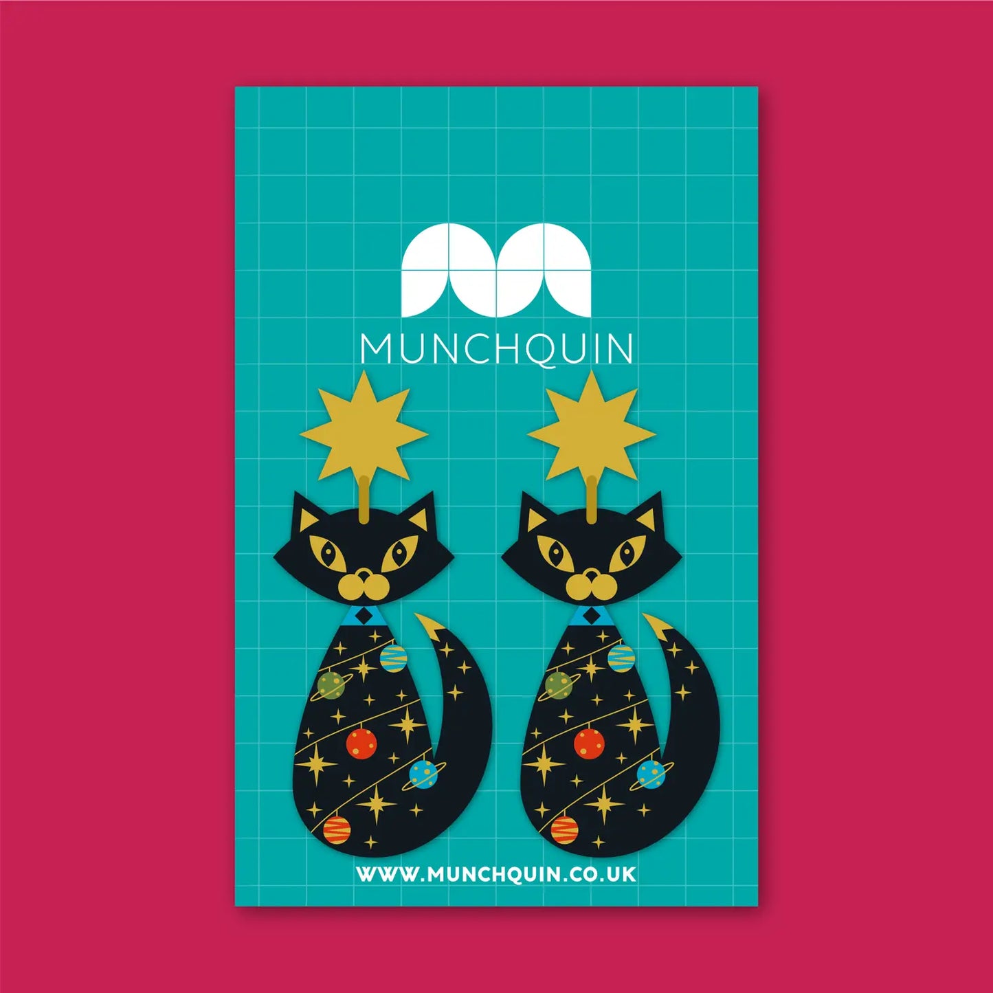 Atomig Galaxy Kitten Stydiau Hongian