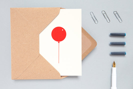Red Balloon Card
