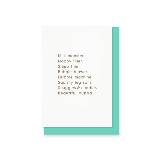 Cerdyn 'Bubba' Cymeriad