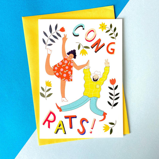 'Congrats' Celebration Card