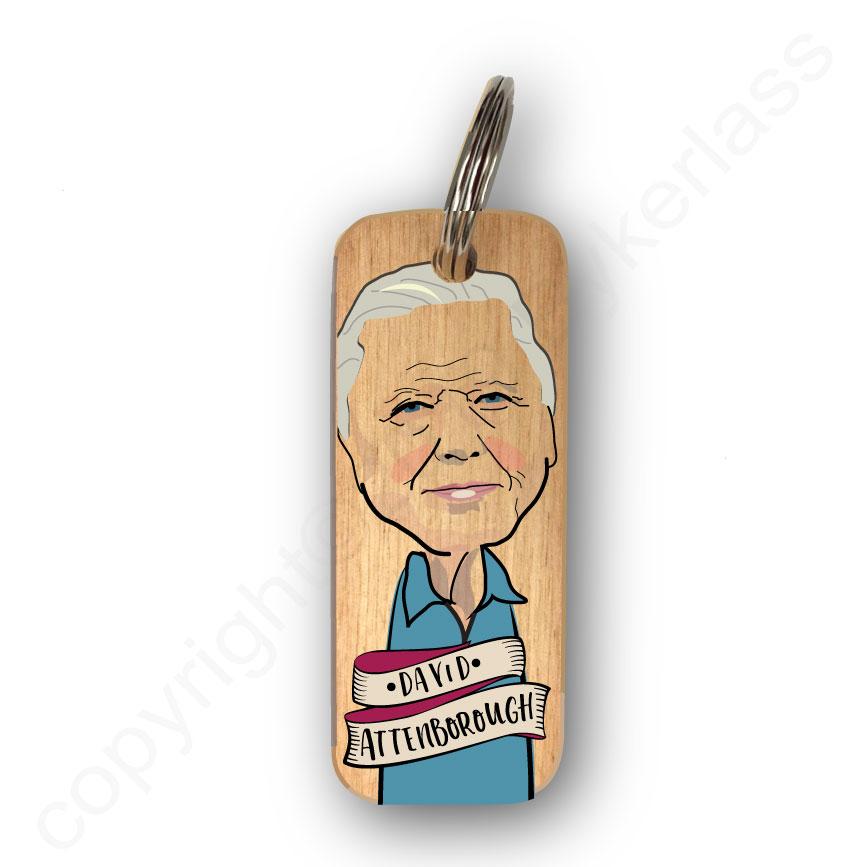 David Attenborough Keyring