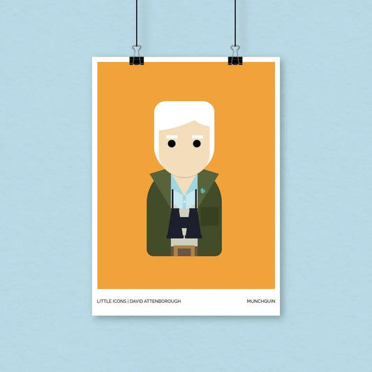 Print David Attenborough - A4