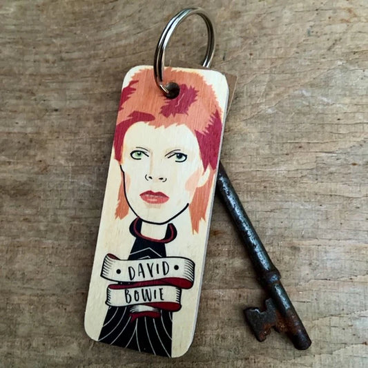 David Bowie Keyring - Loola Loves UK