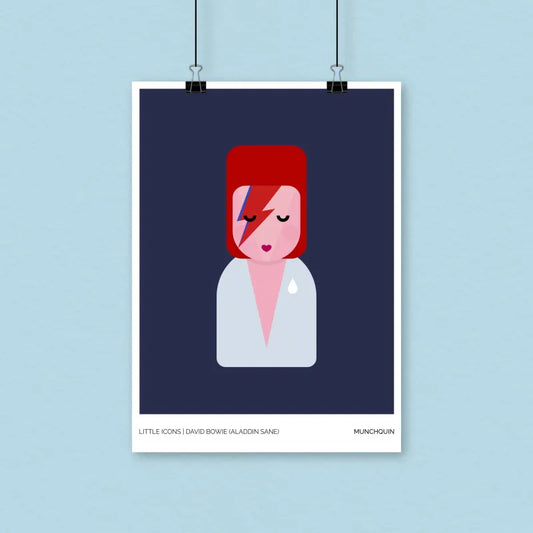 David Bowie (Aladdin Sane) Print - A4