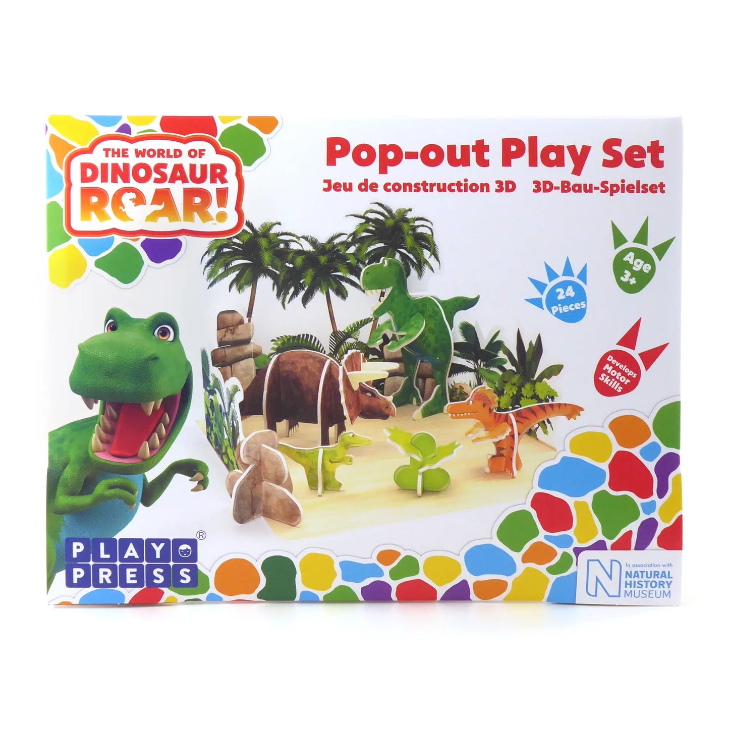 Dinosaur Roar! Pop-out Play Set