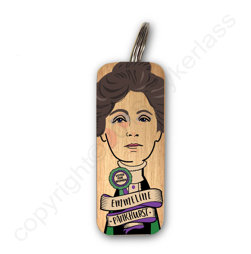 Emmeline Pankhurst Keyring - Loola Loves UK
