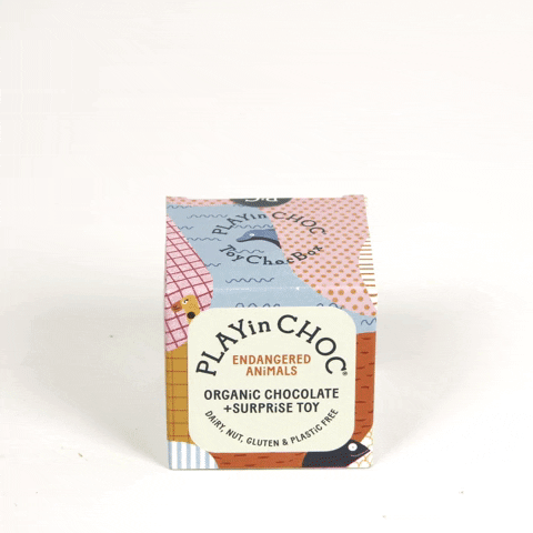 PLAYin CHOC ToyChoc Box - Endangered Animals - Loola Loves UK