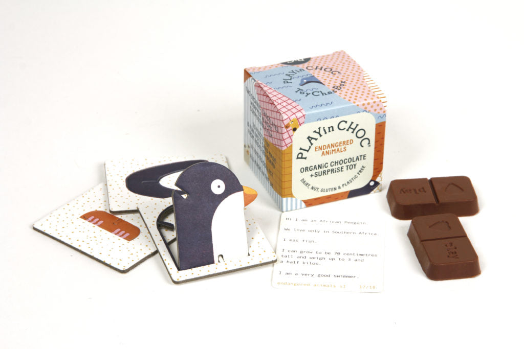 PLAYin CHOC ToyChoc Box - Endangered Animals - Loola Loves UK