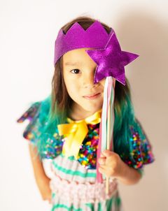 Star Glitter Wand with Ribbons - Loola Loves UK