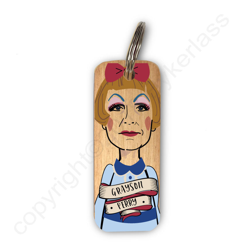 Grayson Perry Keyring - Loola Loves UK