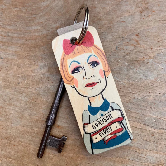 Grayson Perry Keyring - Loola Loves UK