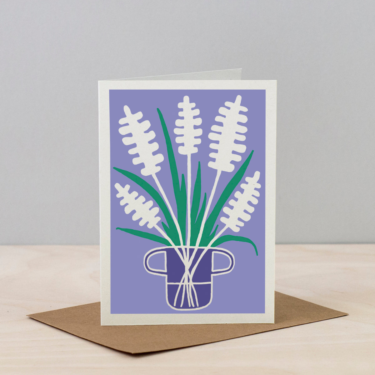 Cerdyn Cyfarch Hyacinth