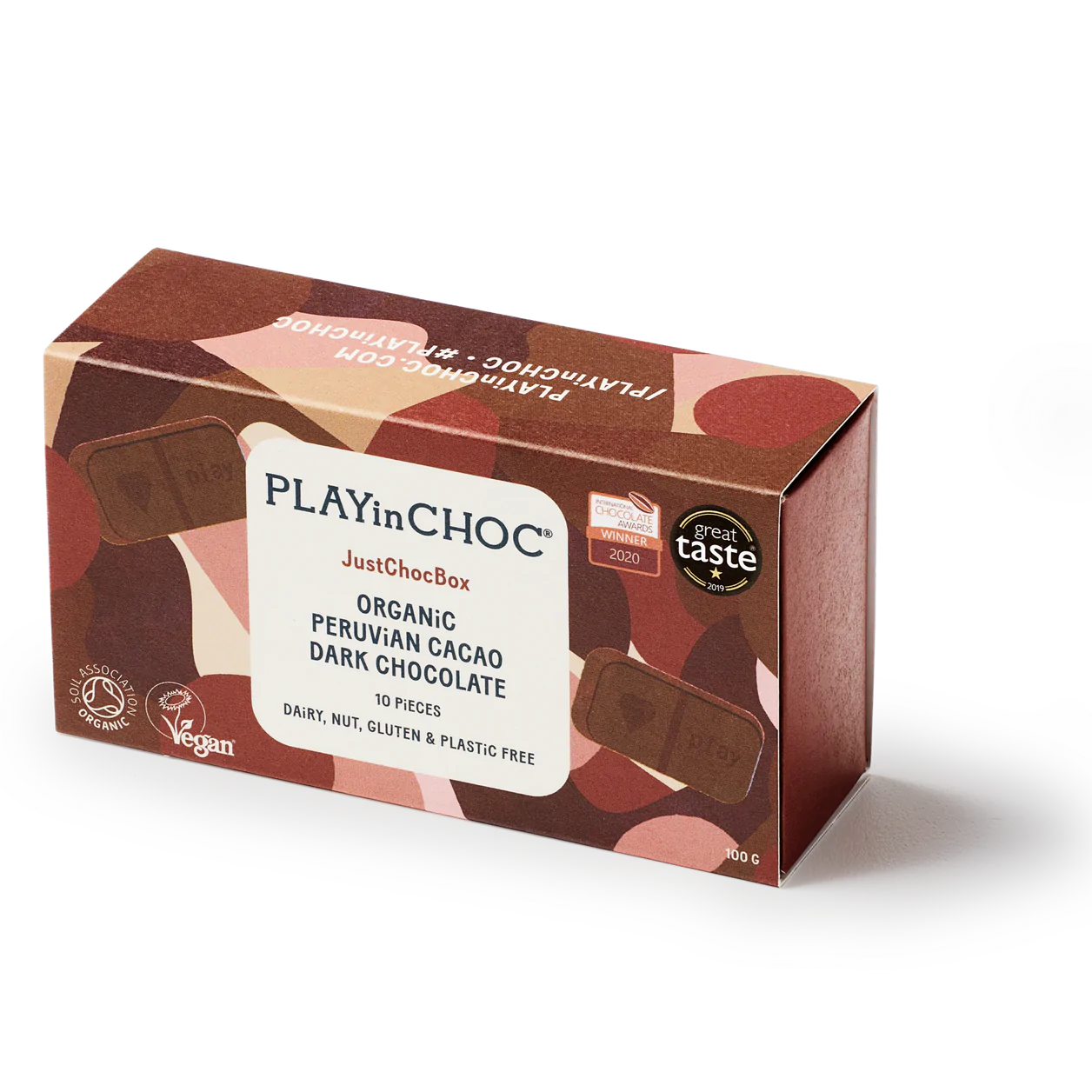 JustChocBox Dark Chocolate - 10 pieces
