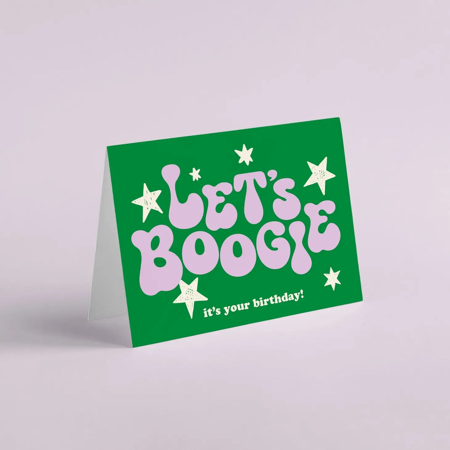 Let's Boogie Birthday Card