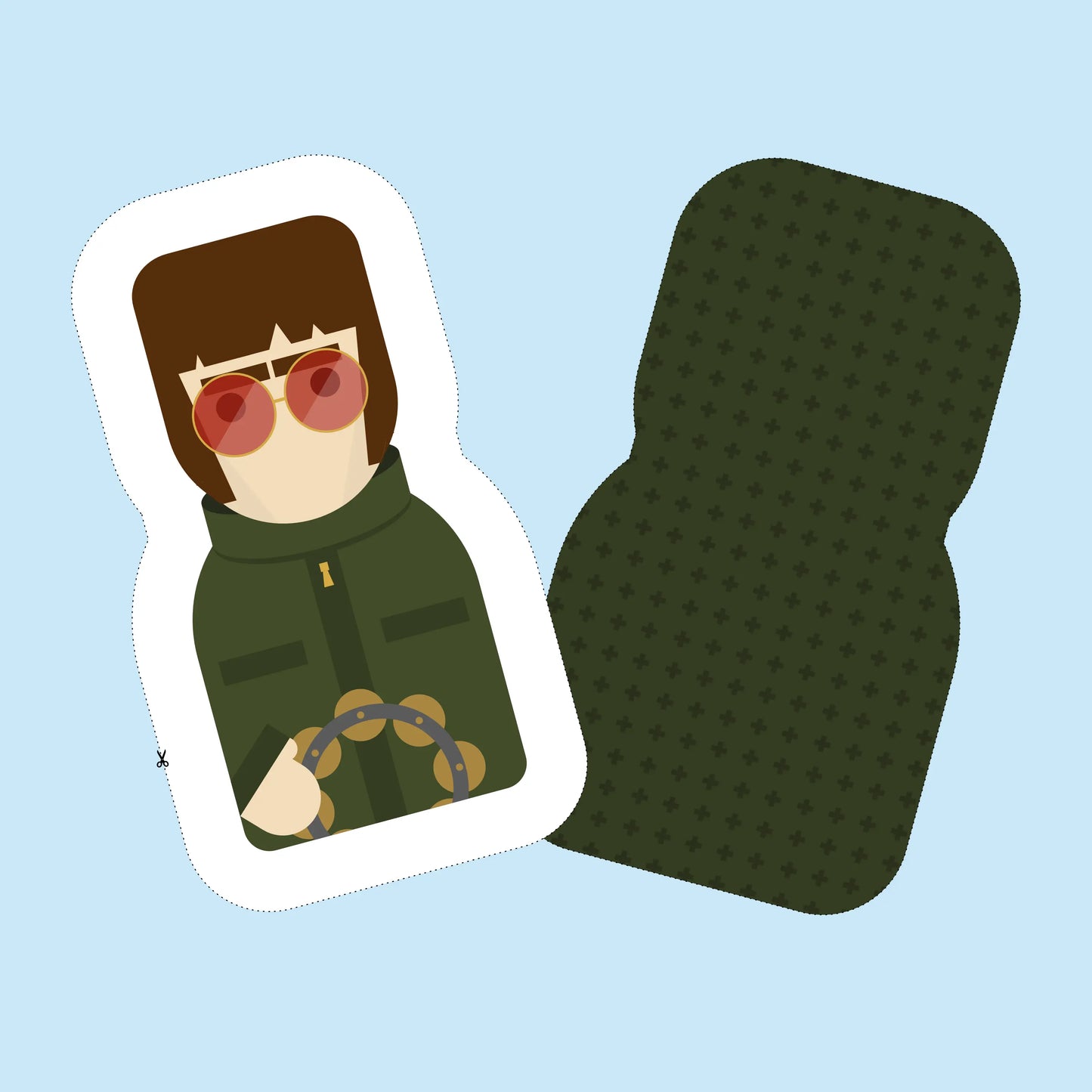 Liam Gallagher Plushie Cushion - DIY Sewing Kit