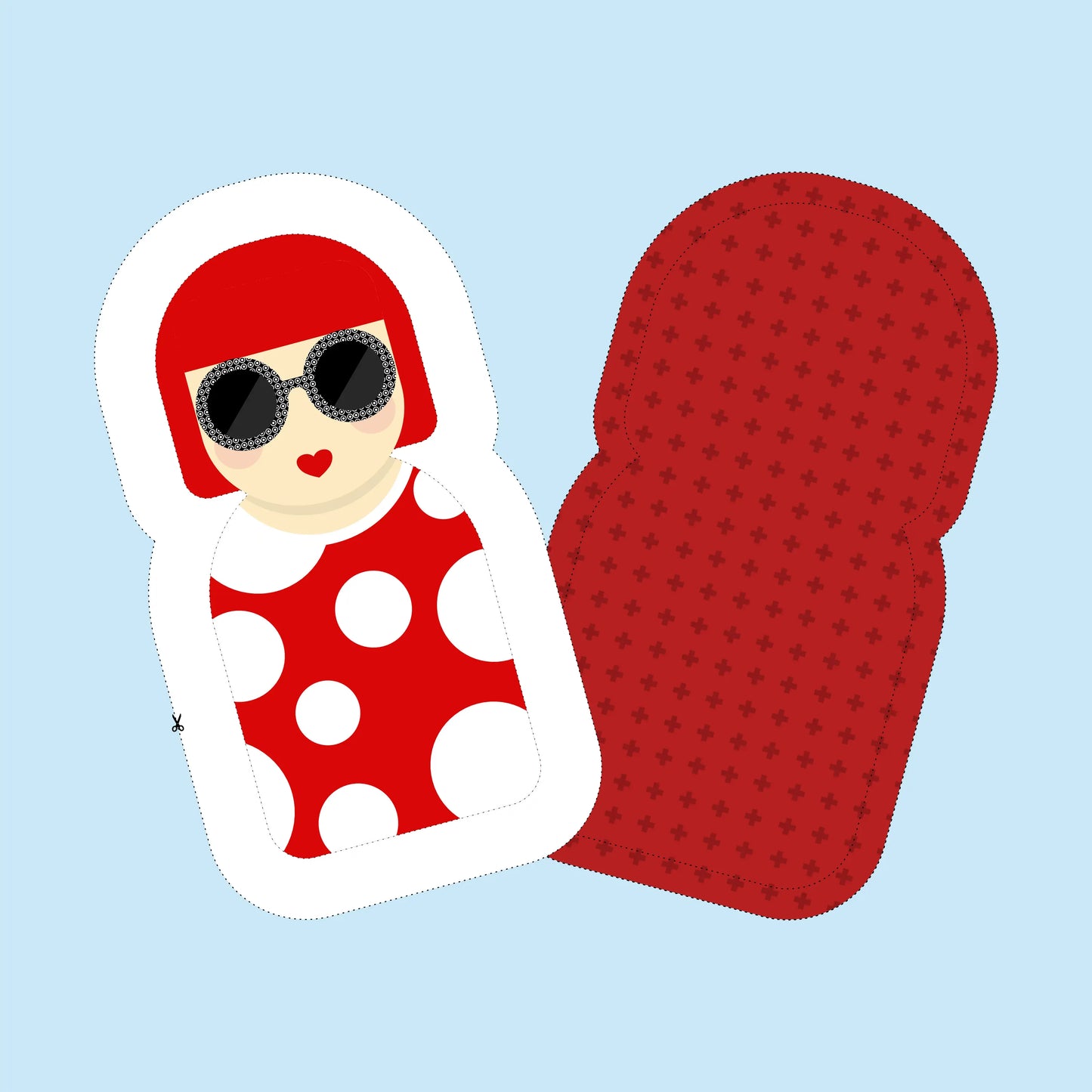 Yayoi Kusama Plushie Cushion - DIY Sewing Kit