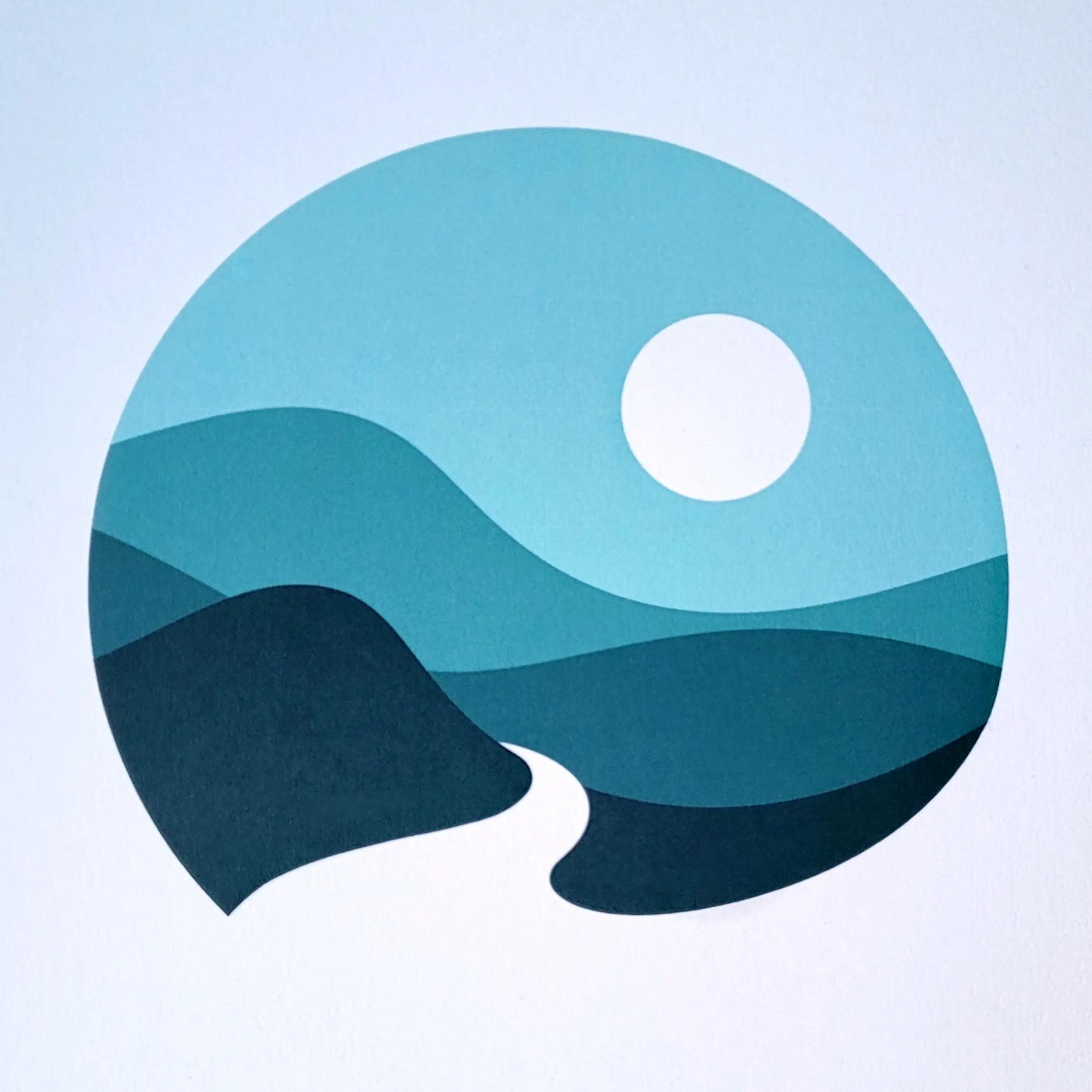 Lost In The Landscape Print - A4