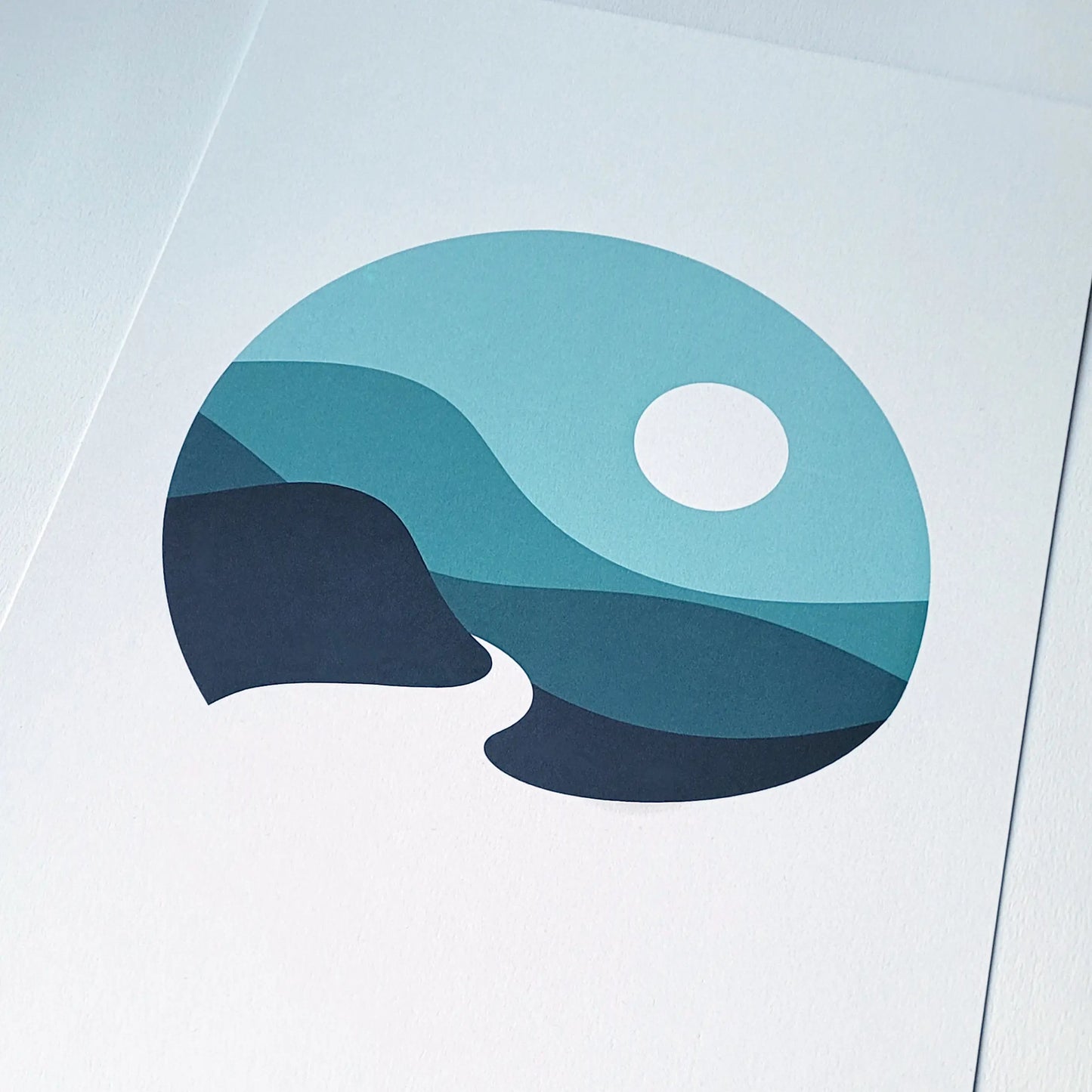 Lost In The Landscape Print - A4