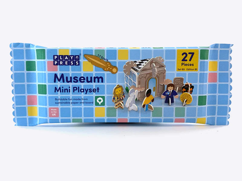 Set Chwarae Mini Pop-out yr Amgueddfa