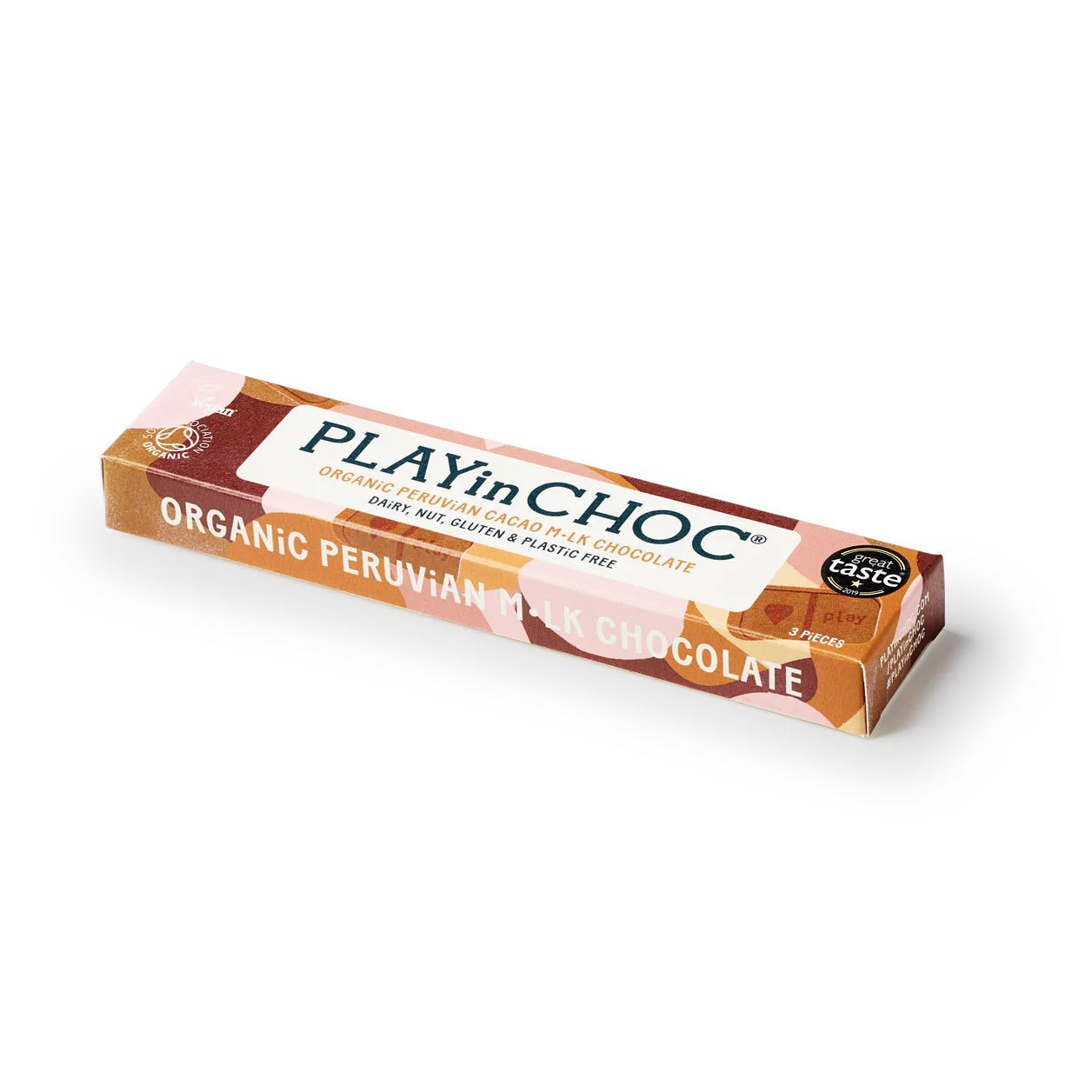 PLAYin CHOC M*lk Chocolate - 3 pieces