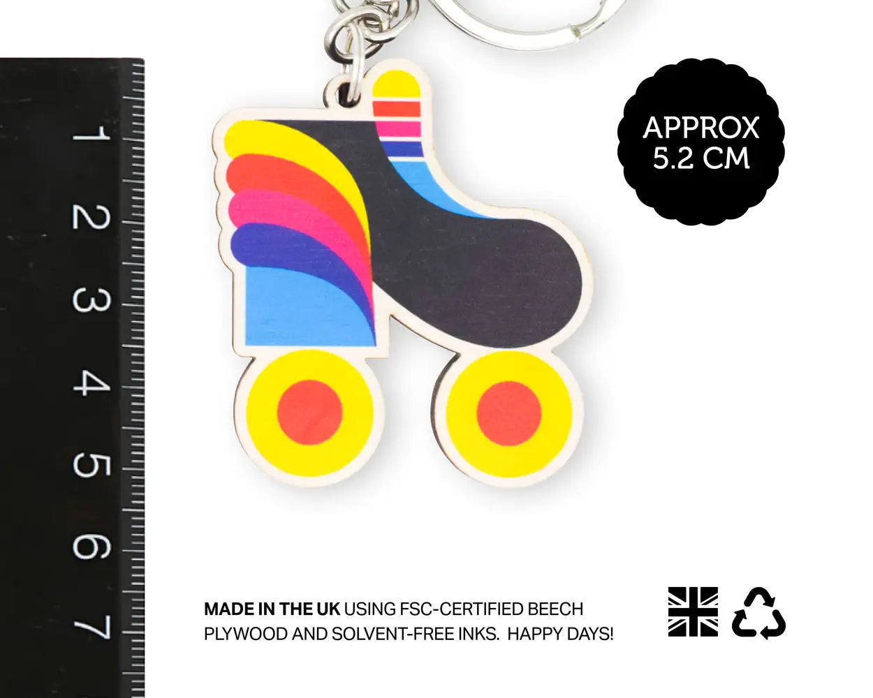 Rollerskate Keyring