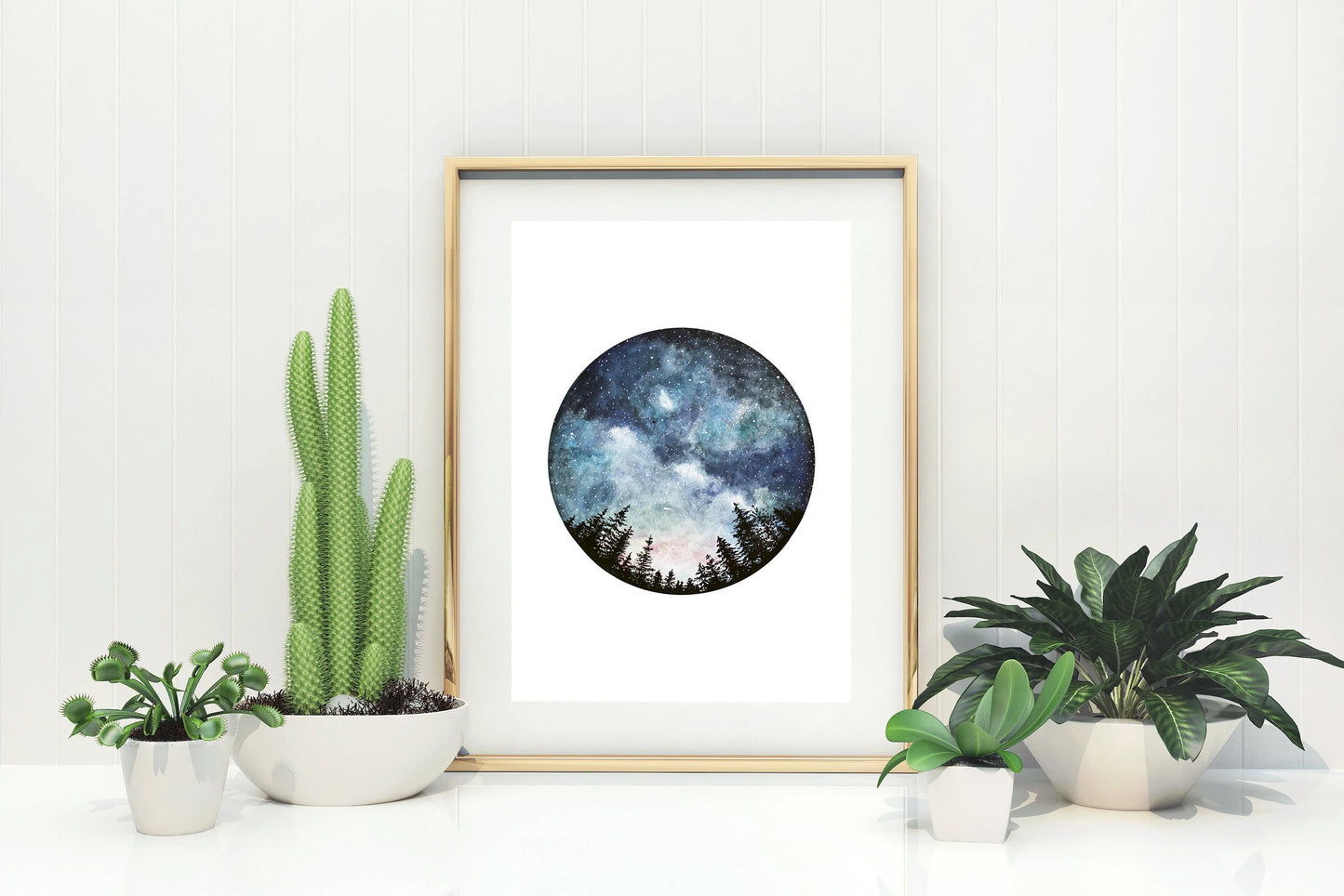 Serennog Sky Art Print