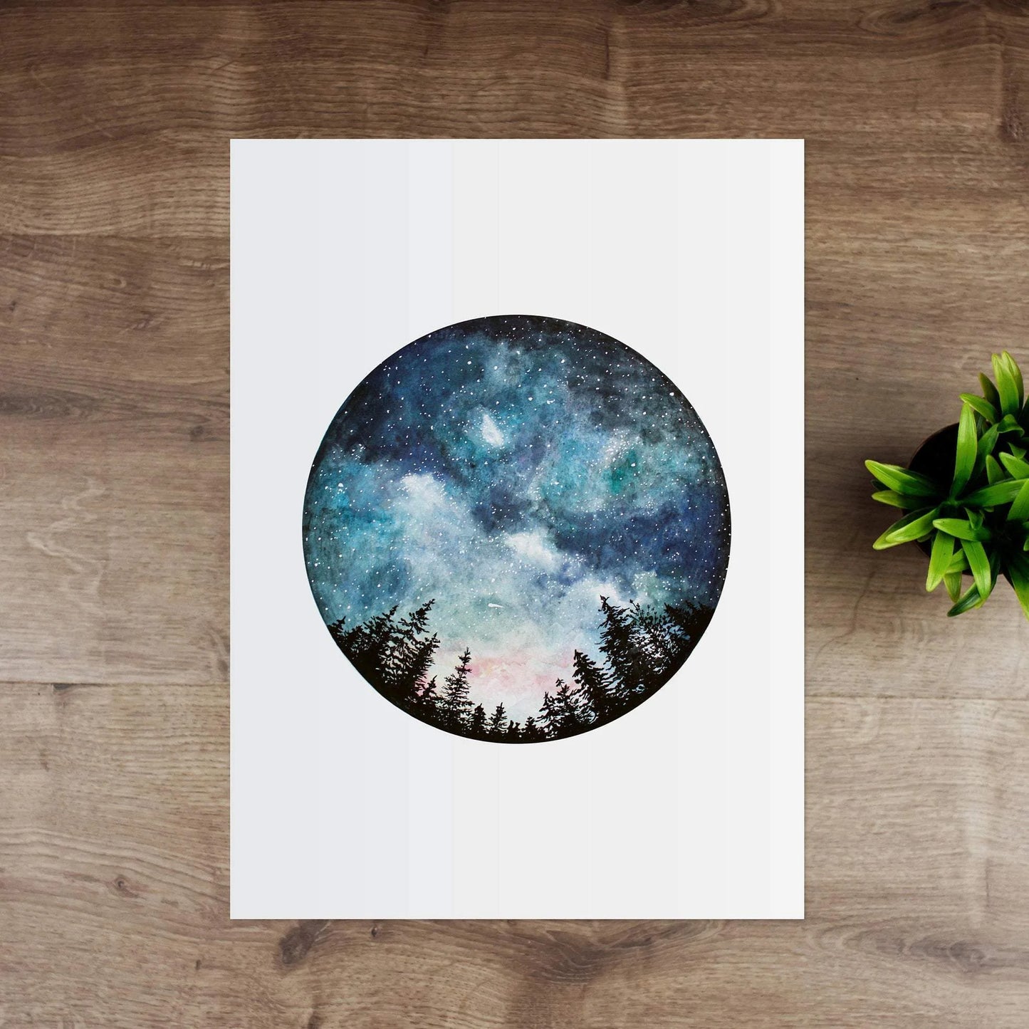 Serennog Sky Art Print