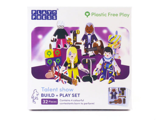 Sioe Dalent - Adeiladu a Chwarae Set