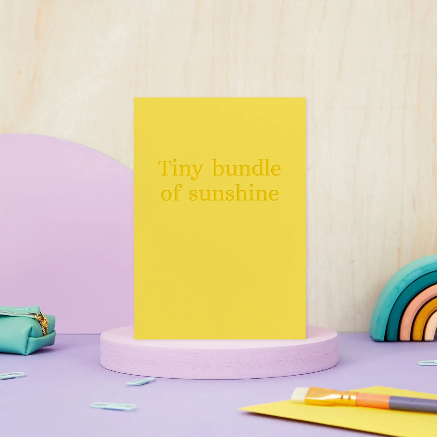Tiny Bundle of Sunshine Card