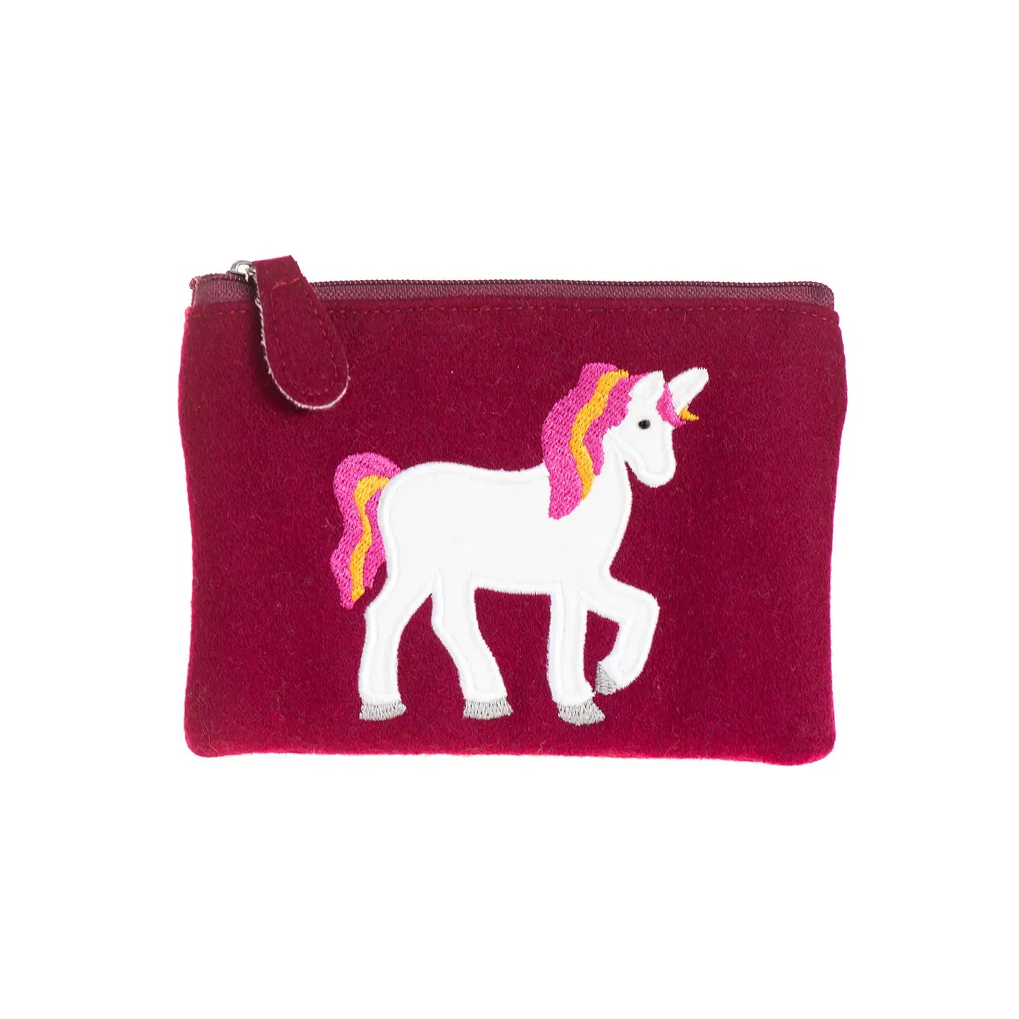 Pwrs Unicorn Ffelt (Coch)