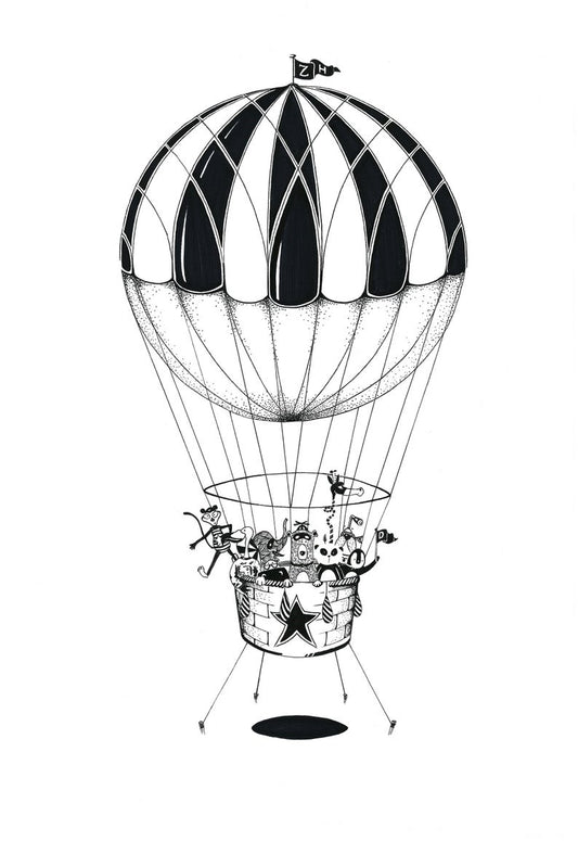 Up, Up & Away Print - A4 / A3
