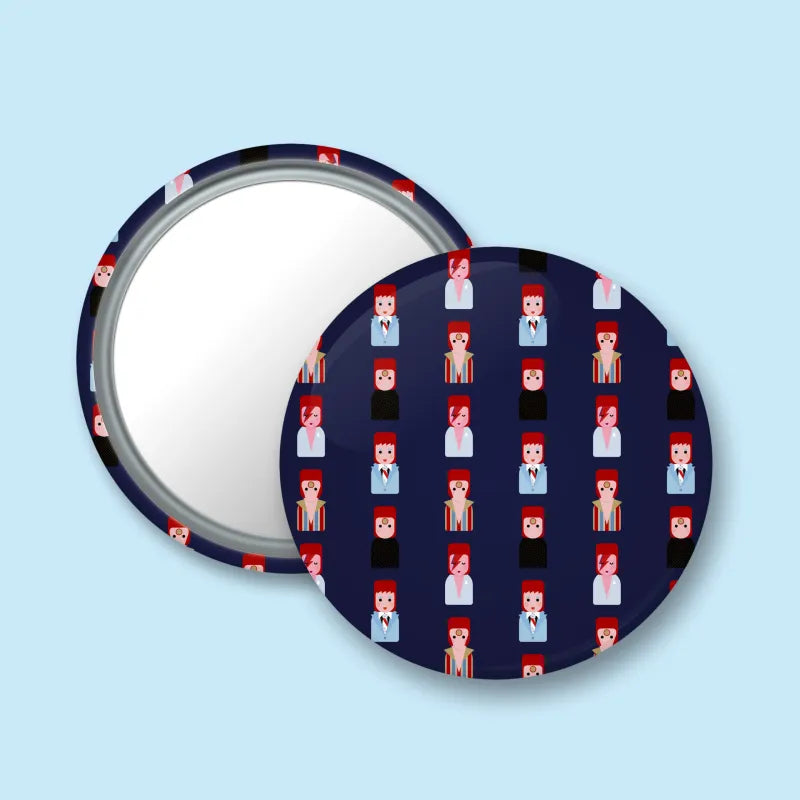 Whole Lotta Bowies Pocket Mirror