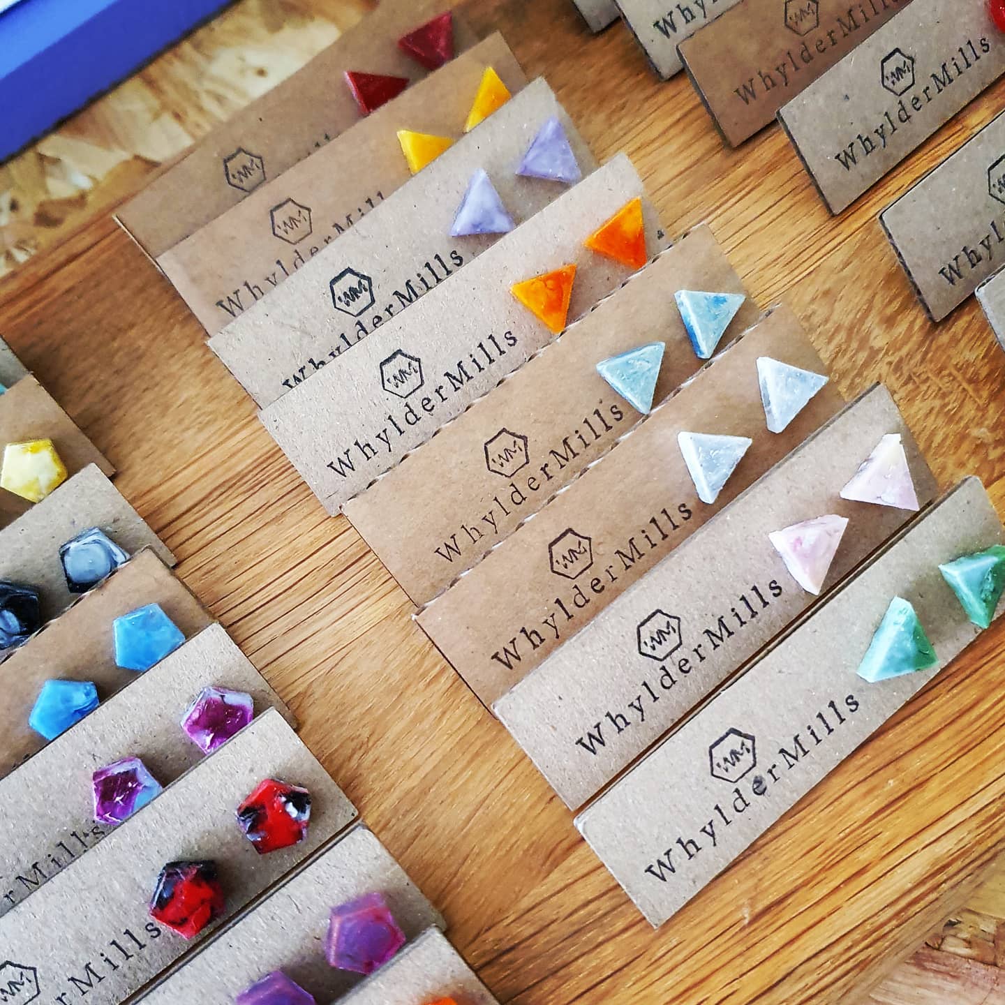 Triangle Studs - Whylder Mills - Loola Loves UK