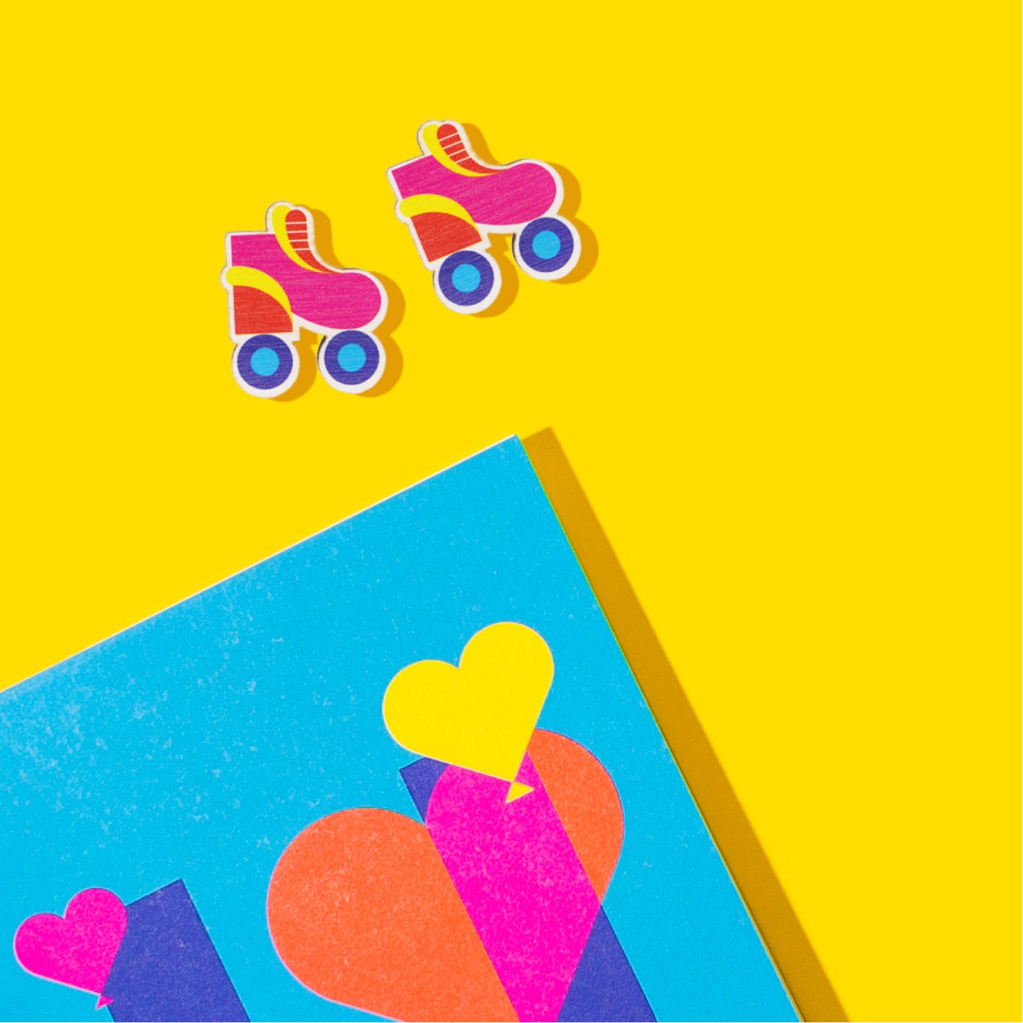 Rollerskate Pin Badge - Loola Loves UK