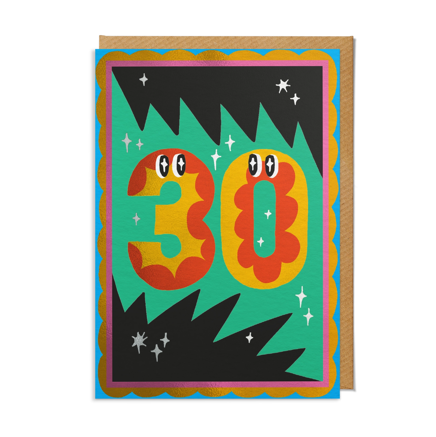 Hot Foil 30th Birthday Card - Loola Loves UK