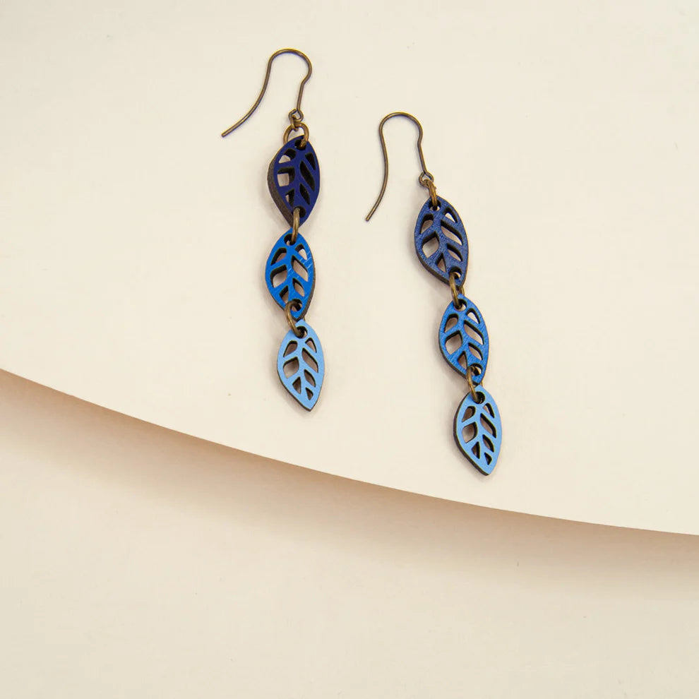 Botanic Breeze Blue Hook Earrings