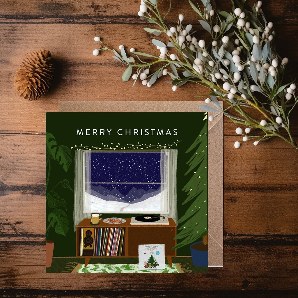 Christmas Records Card