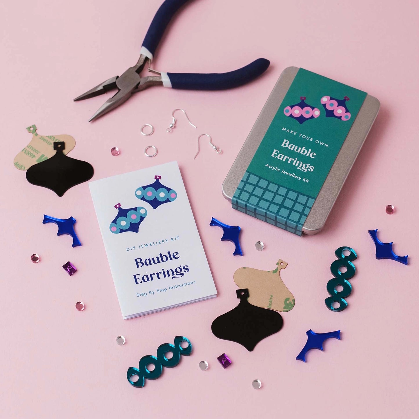 Christmas Bauble Earrings - DIY Kit