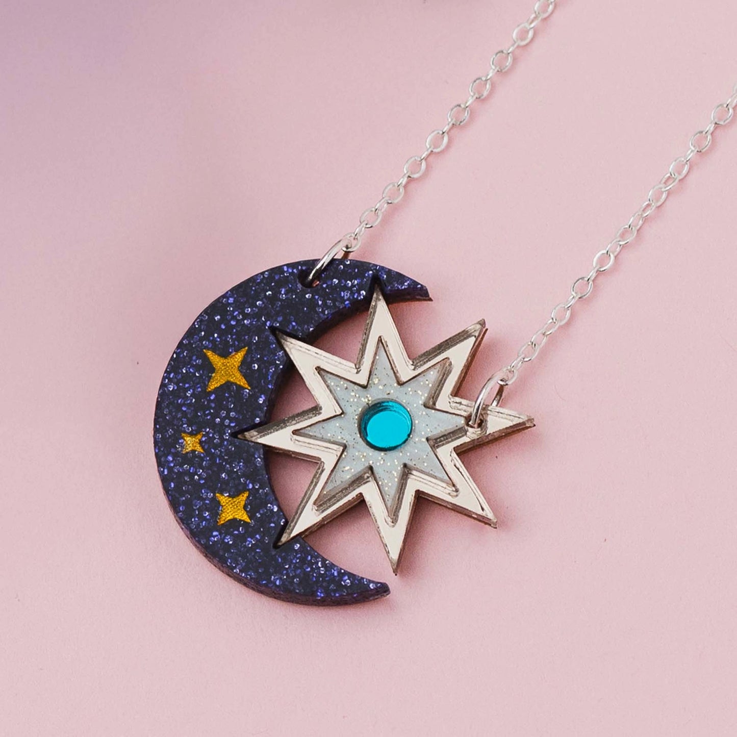 Celestial Moon & Star Necklace Kit - DIY Kit