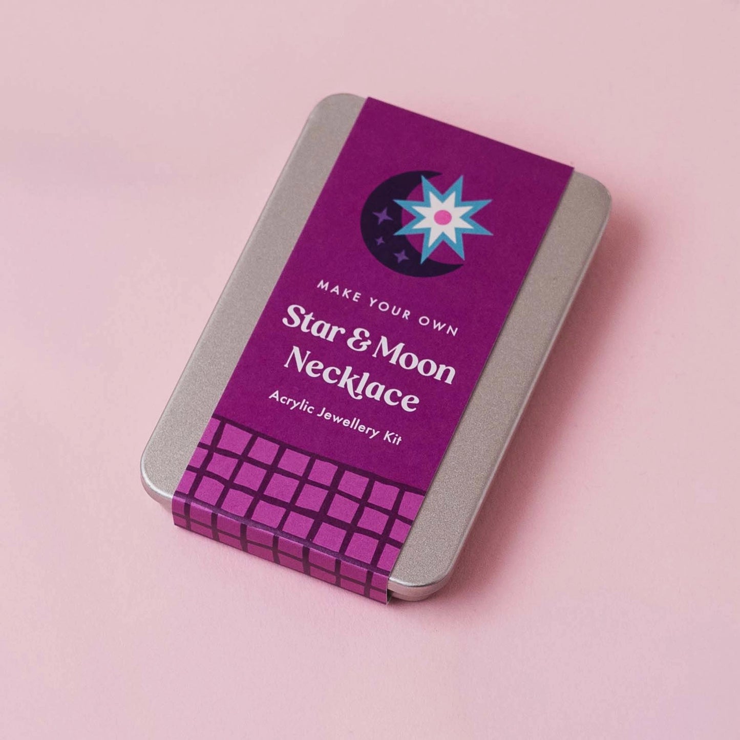 Celestial Moon & Star Necklace Kit - DIY Kit