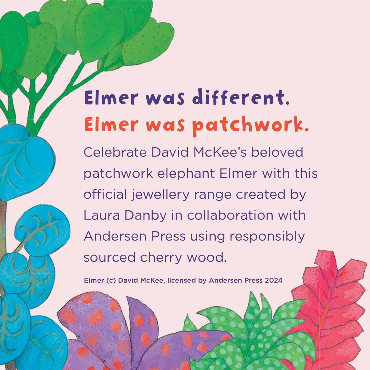 Elmer the Elephant Earrings